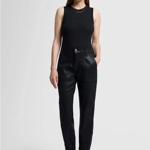 7 For All Mankind Black Track Pants Joggers